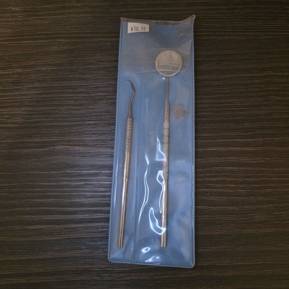 Vintage Stainless Steel  Dental Mirror And Probe